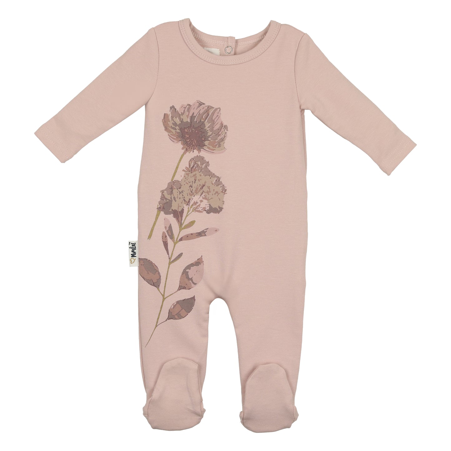 Maniere Watercolor Floral Footie