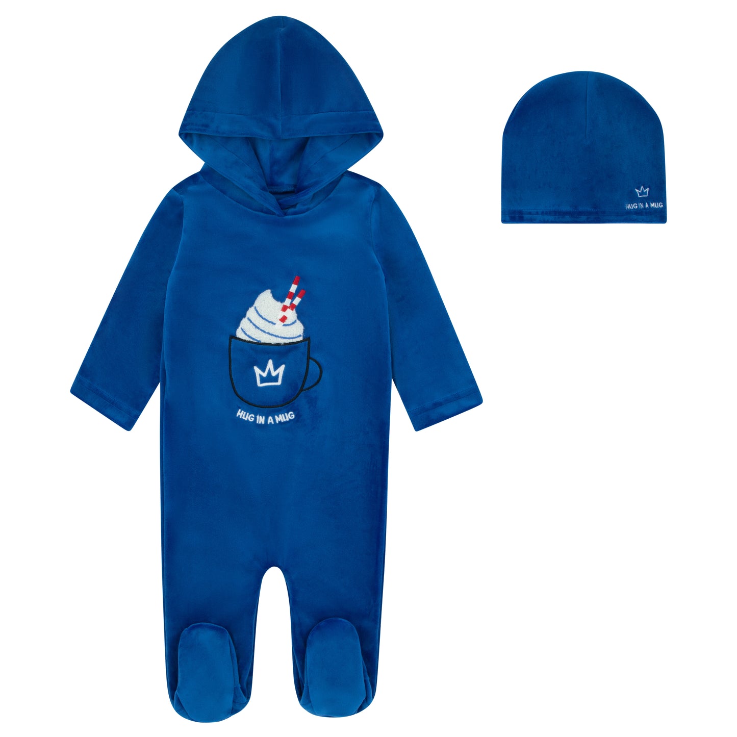 Miss Mini Whipped Hooded Boy Footie & Beanie