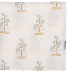 Mini Label Boy Water Print Carousel Swaddle