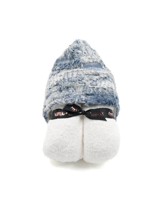 Winx+Blinx Wave Boa Navy Hooded Towel