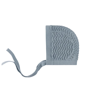 Loom Wave Pointelle Bonnet (girl)