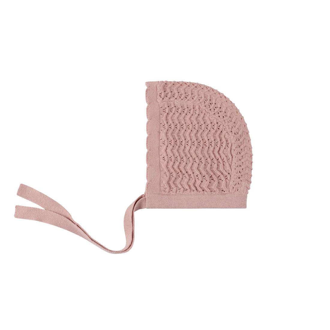 Loom Wave Pointelle Bonnet (girl)