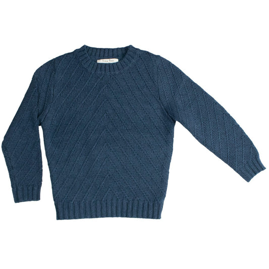 Tiny Too Blue Knitted Sweater