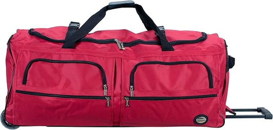 Pre-order Rockland 40" Rolling Duffel Bag (Red)
