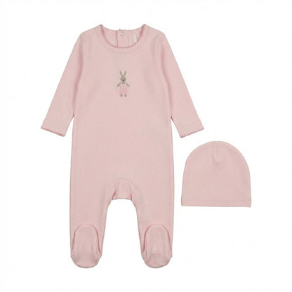 Pouf Bunny Graphic Footie (girl)