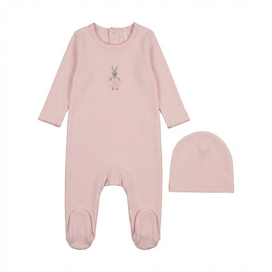 Pouf Bunny Graphic Footie (girl)