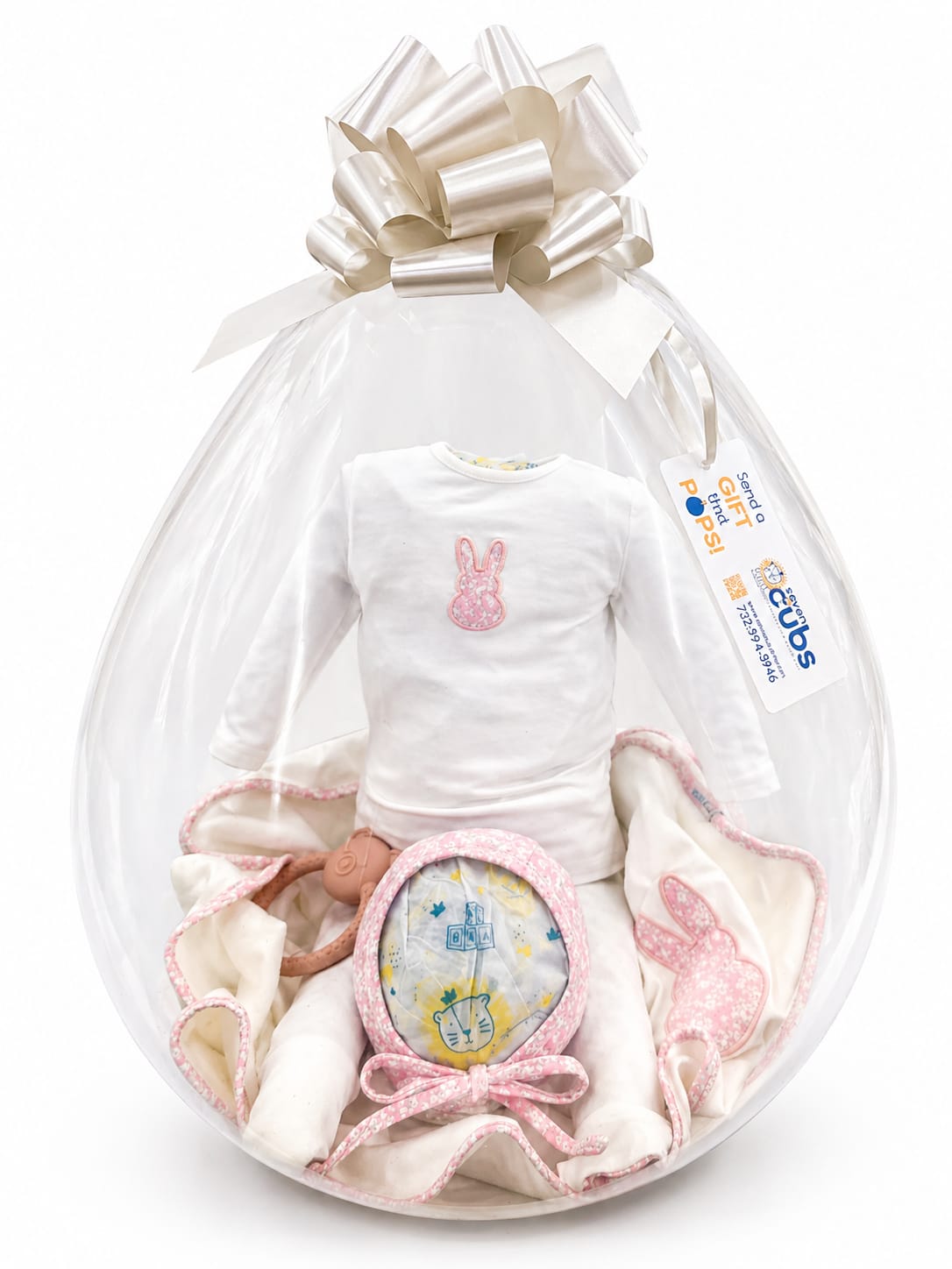 Daisy Toile All Print Kimono Footie & Bonnet (g) – Seven Cubs