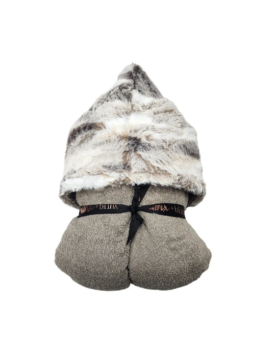 Winx+Blinx Himalayas Taupe Hooded Towel