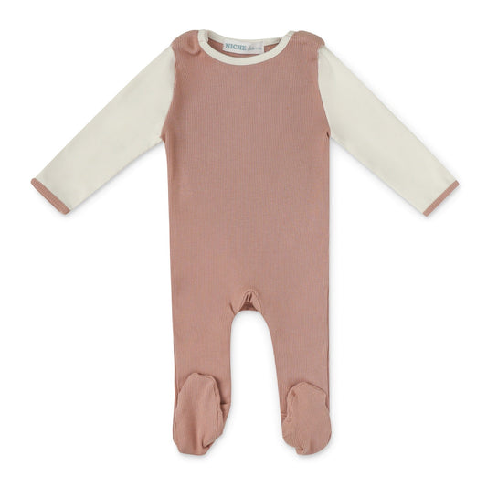 Niche Bebe Colorblock Stretchie (Girl)