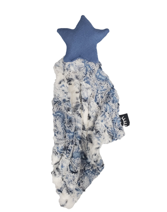 Winx+Blinx Owl Navy Star Mini Minky Lovey