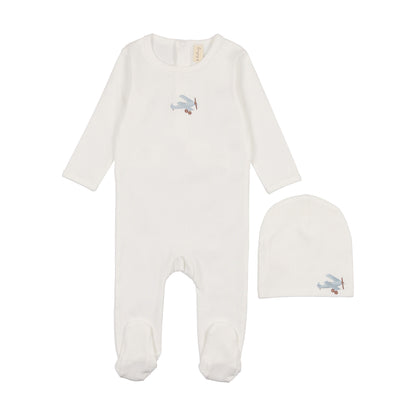 Bonjoy Graphic Footie & Hat