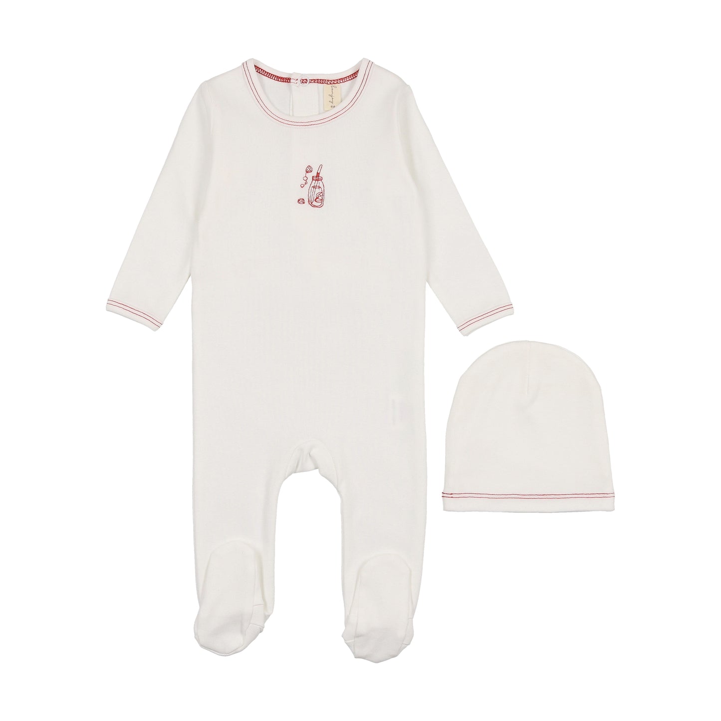Bonjoy Lemonade Footie & Hat (girl)
