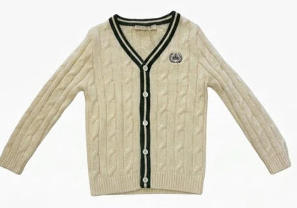 Teela Cable Trim V Cardigan