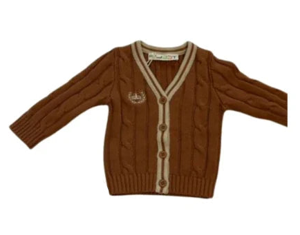 Teela Cable Trim V Cardigan