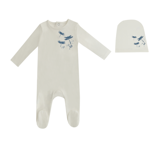 Mini Label Dragonfly Footie & Beanie Boy