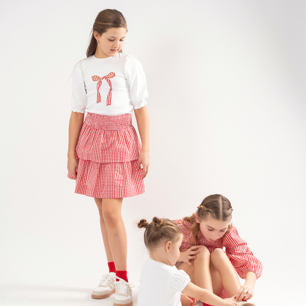 Teela Gingham Skirt