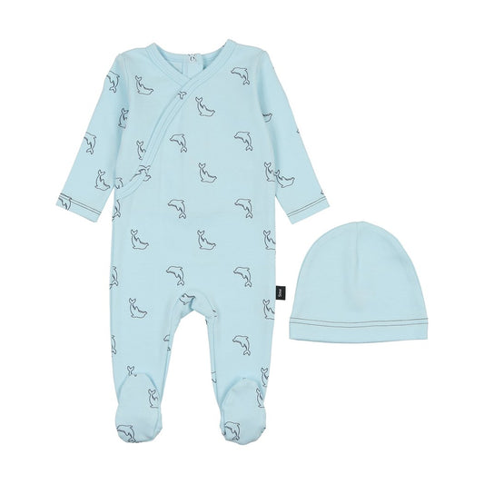Heart+Soul Dolphin Footie