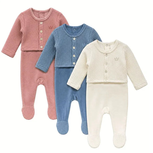 Buckingham Honeycomb Footie (girl)