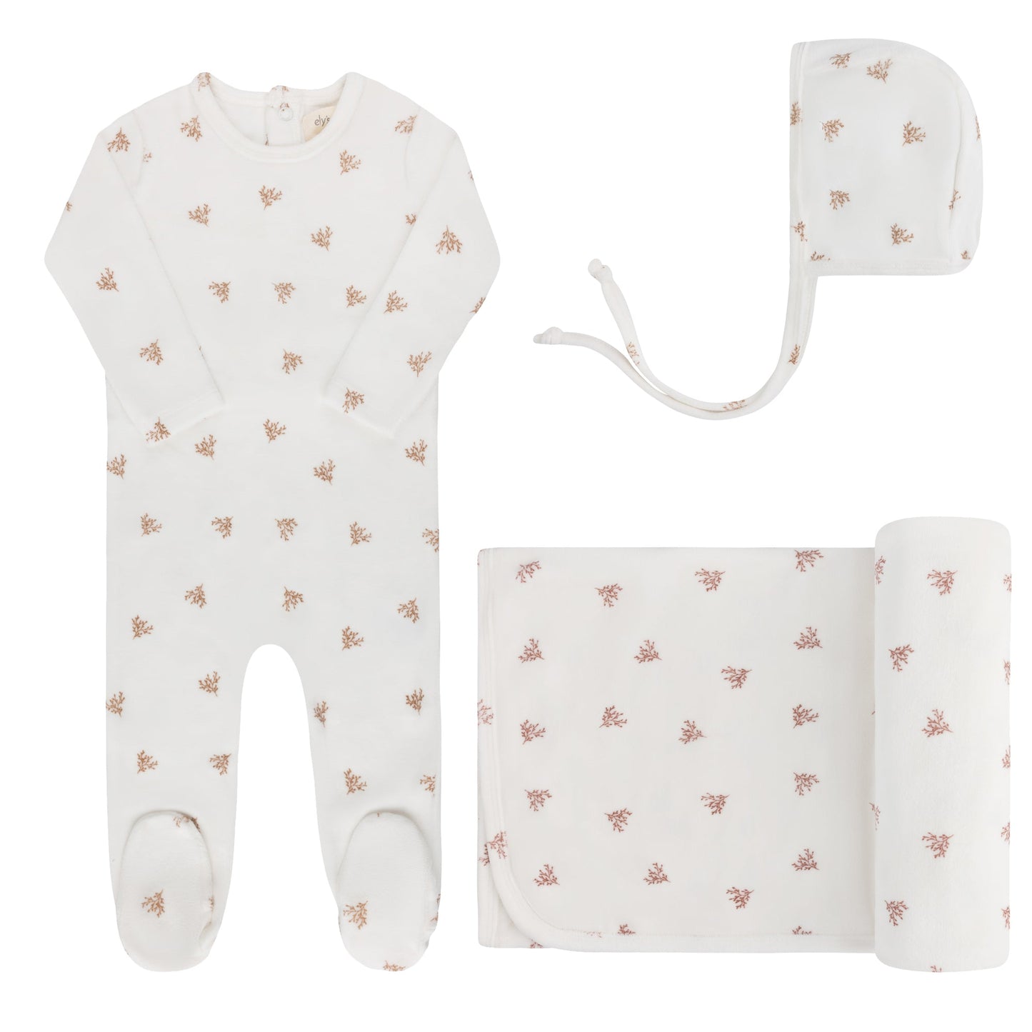 Ely's & Co Velour Leaf Take Me Home Set