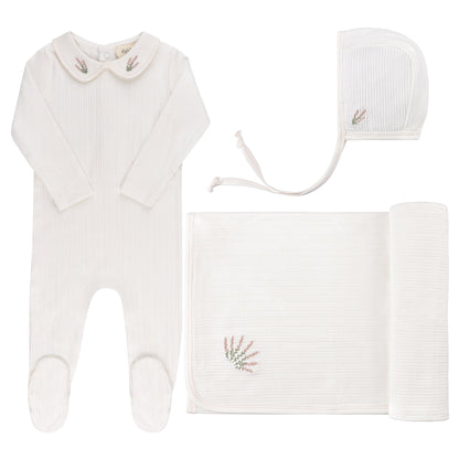 Ely's & Co Embroidered Collar 3pc Set (girl)