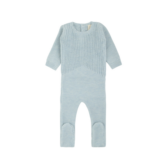 Daisy Knit Detail Footie