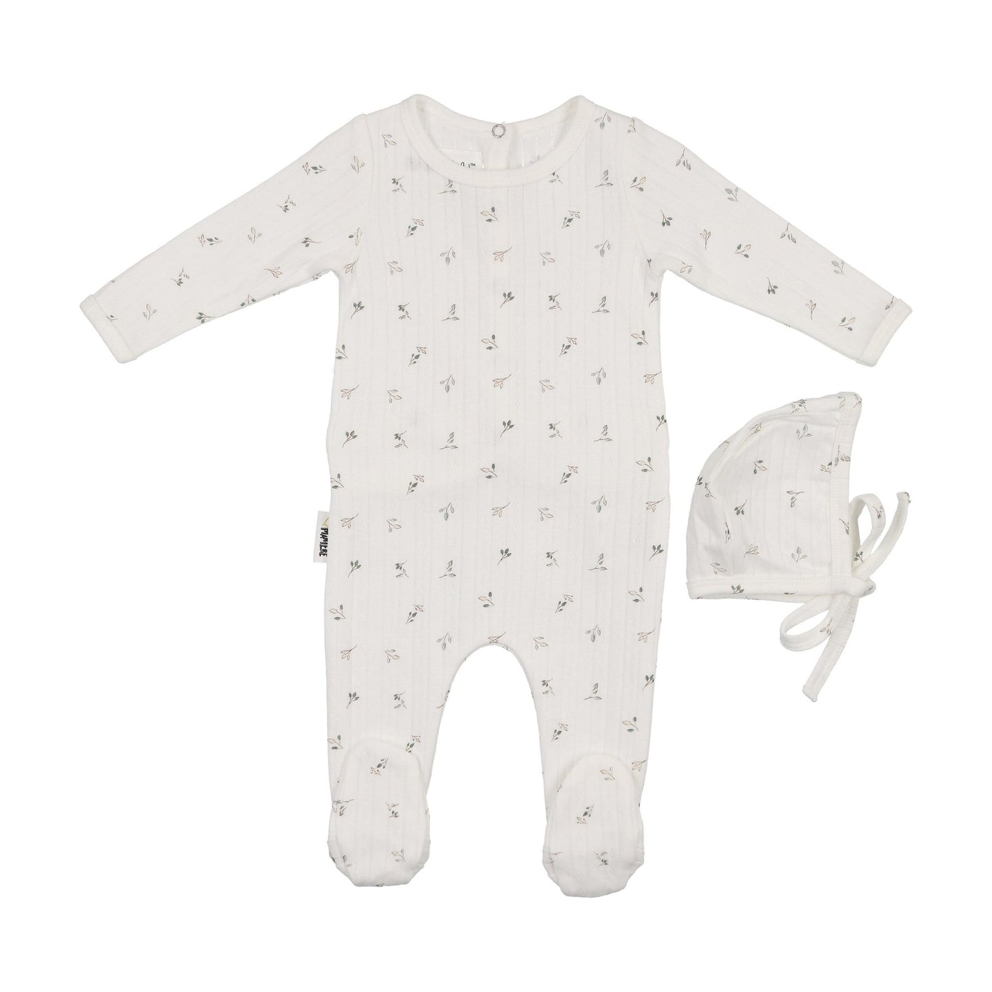 Maniere Pointelle Leaves 3pc Set