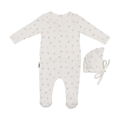 Maniere Pointelle Leaves 3pc Set
