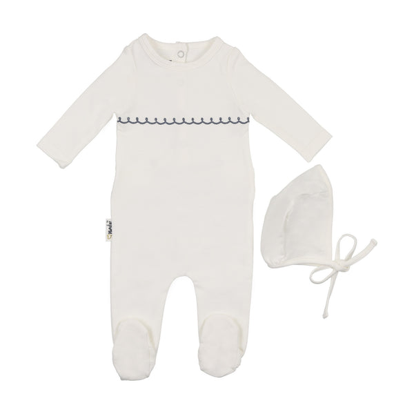 Maniere Embroidered Yoke 3pc Set