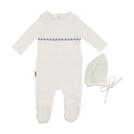Maniere Embroidered Yoke 3pc Set