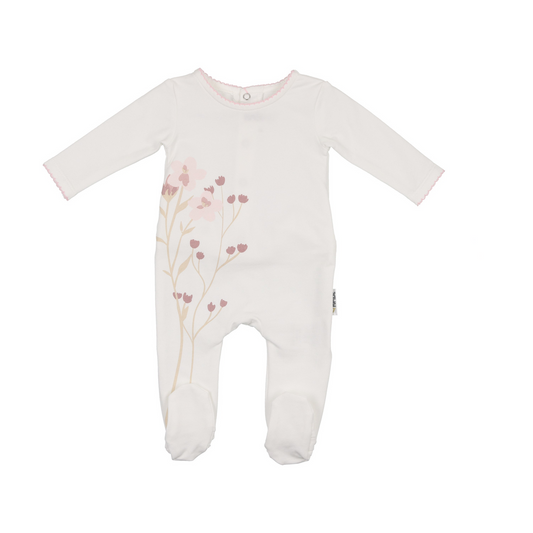 Maniere Blooming Bouquet Footie (girl)