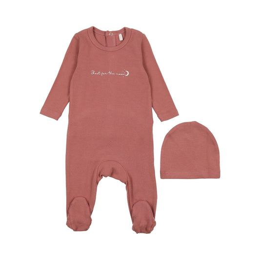 Pouf Shoot for the Moon Footie & Hat