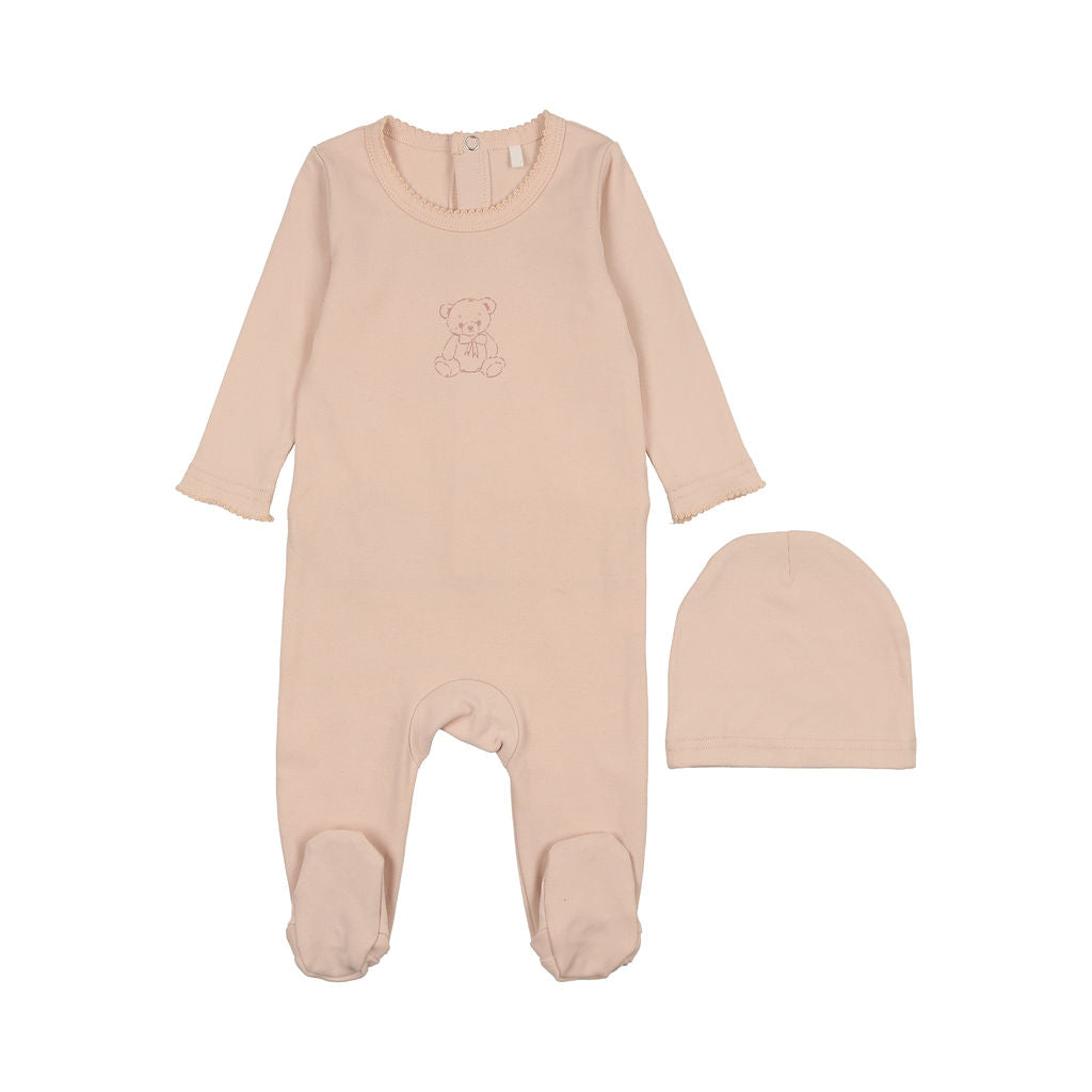 Pouf Vintage Bear Footie & Hat