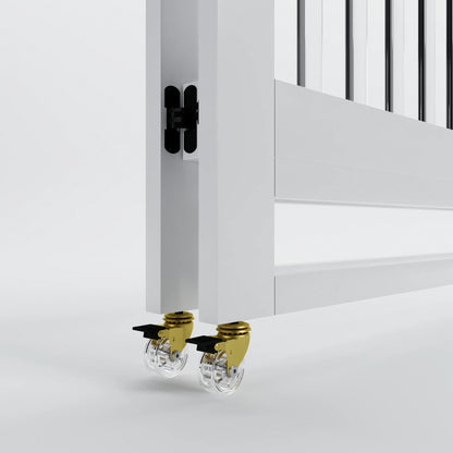 Melo Caress Pure White/Acrylic Port-a-Crib