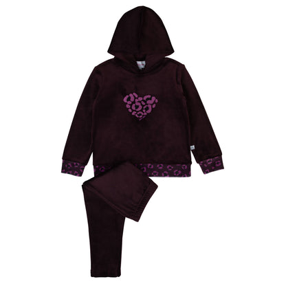 Miss Mini Sherpa Hoodie Set- Girls