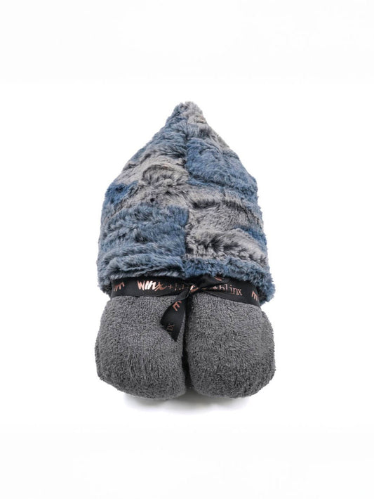 Winx+Blinx Ombre Navy Grey Hooded Towel