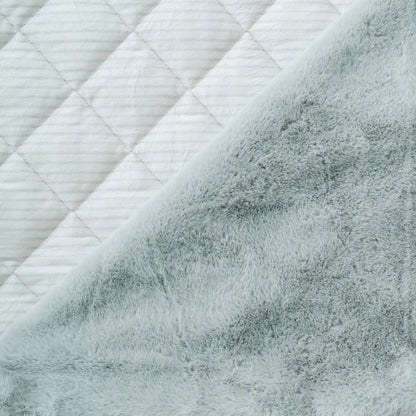 Saranoni Fur Lined Sleeping Bag (Blue Stripes)