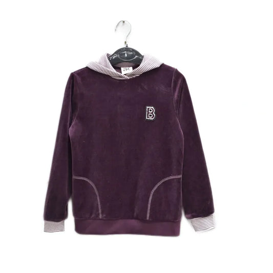 Buckingham Velour Logo Sweater (Girl)