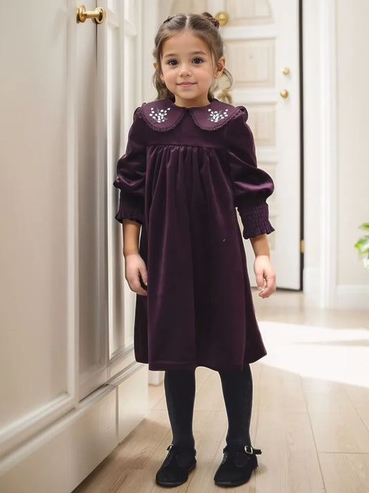 Buckingham Plum Dress