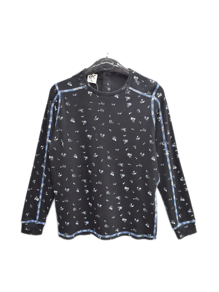 Buckingham Blue Overlock T Shirt