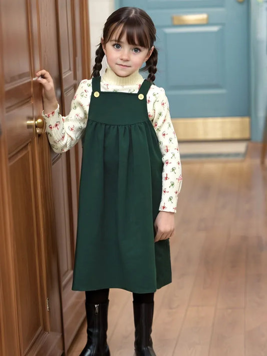 Buckingham Pinafore High Waist