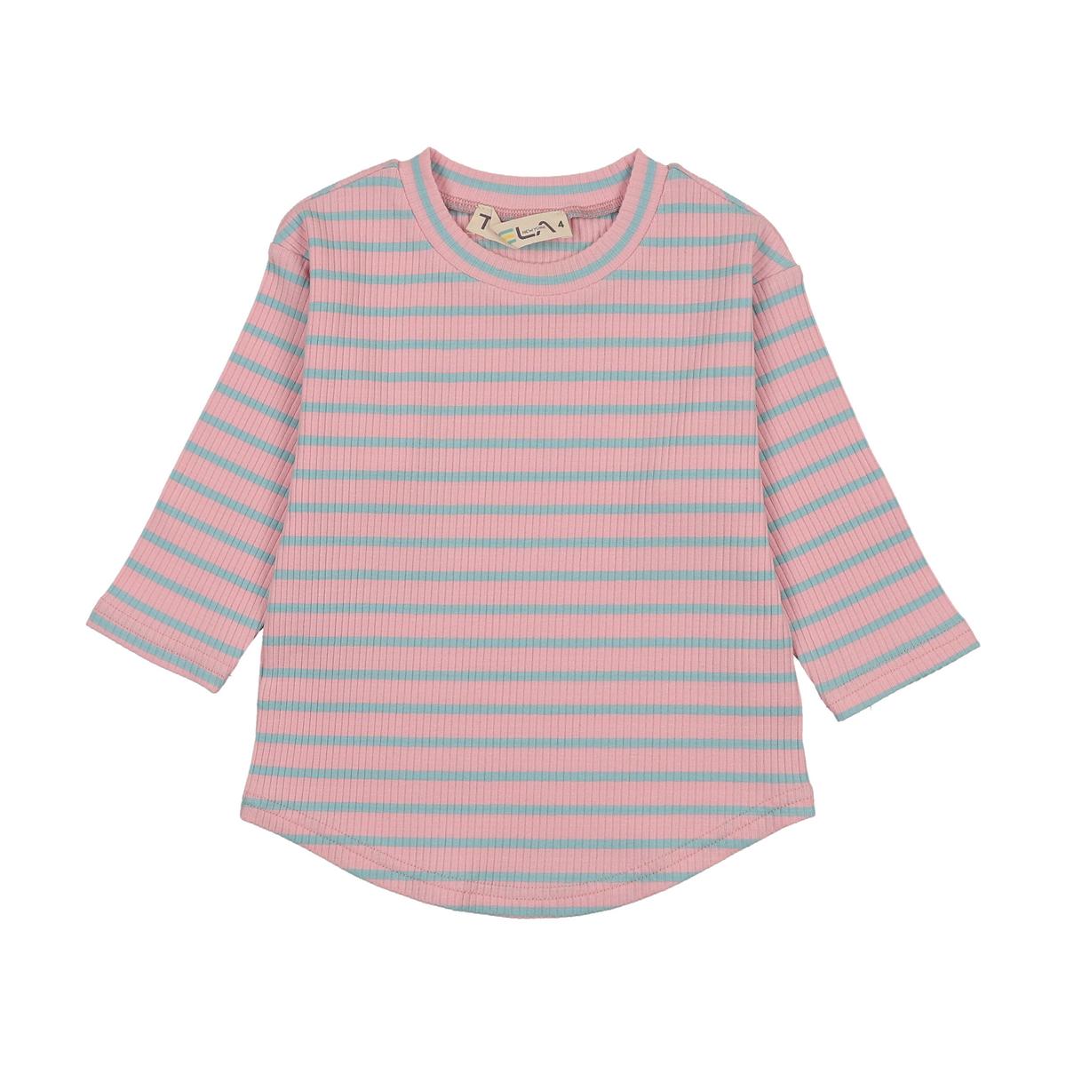 Teela Stripe Ribbed Tee