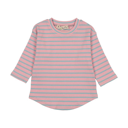 Teela Stripe Ribbed Tee