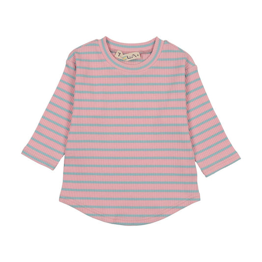 Teela Stripe Ribbed Tee