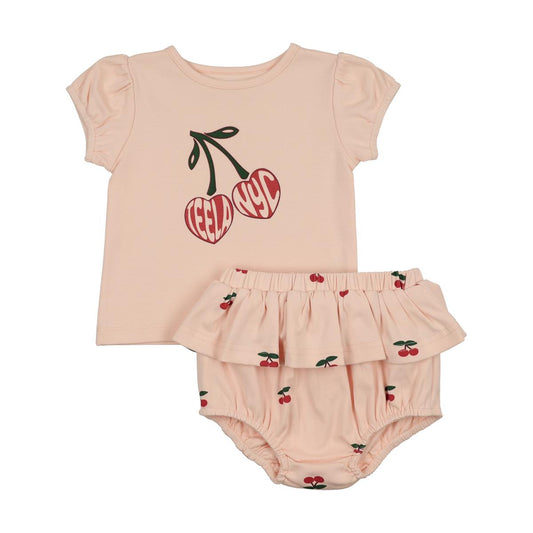 Teela Cherries Baby Girl Set